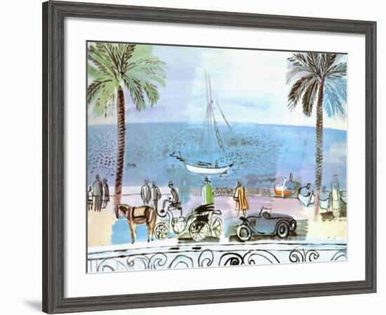 Promenade a Nice-Raoul Dufy-Framed Art Print