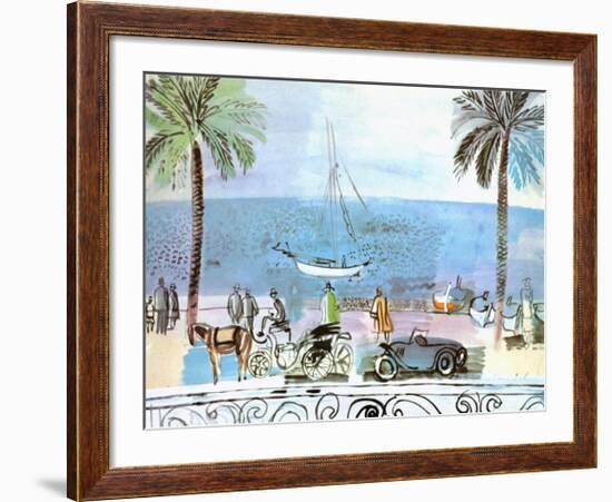 Promenade a Nice-Raoul Dufy-Framed Art Print