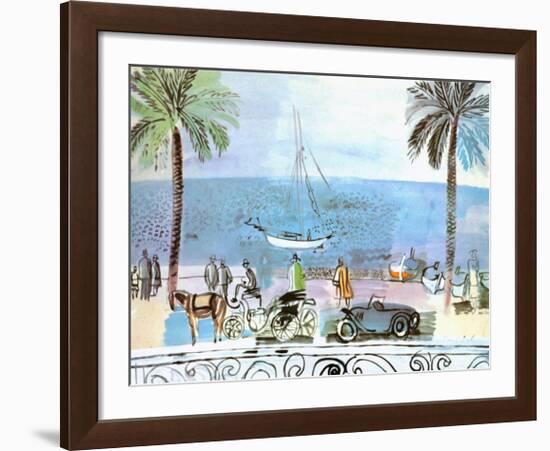 Promenade a Nice-Raoul Dufy-Framed Art Print