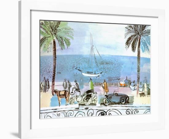 Promenade a Nice-Raoul Dufy-Framed Art Print