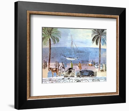 Promenade a Nice-Raoul Dufy-Framed Art Print