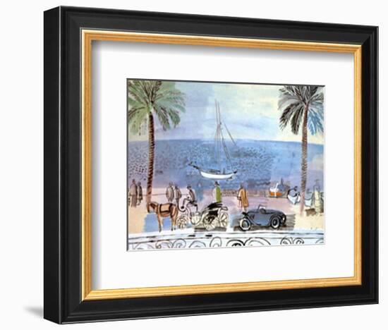 Promenade a Nice-Raoul Dufy-Framed Art Print