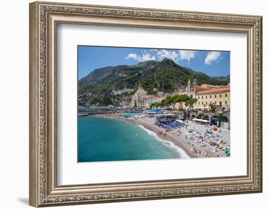 Promenade, Amalfi, Costiera Amalfitana (Amalfi Coast), UNESCO World Heritage Site, Campania-Frank Fell-Framed Photographic Print