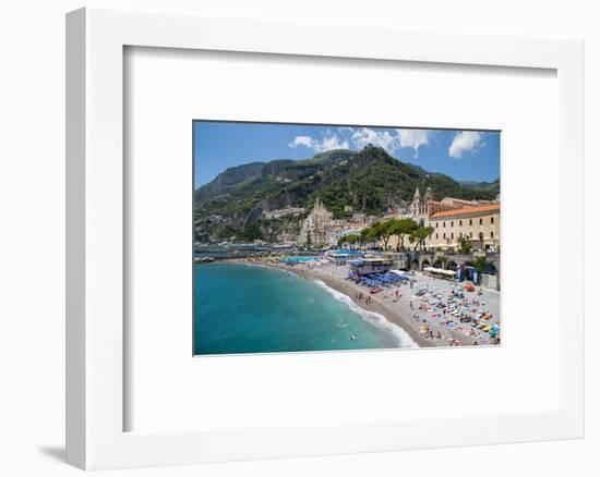 Promenade, Amalfi, Costiera Amalfitana (Amalfi Coast), UNESCO World Heritage Site, Campania-Frank Fell-Framed Photographic Print