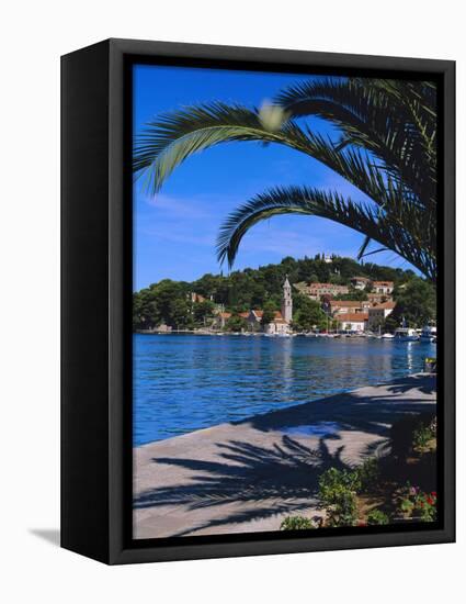 Promenade and Harbour, Cavtat, Croatia, Europe-Nelly Boyd-Framed Premier Image Canvas