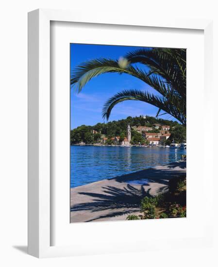 Promenade and Harbour, Cavtat, Croatia, Europe-Nelly Boyd-Framed Photographic Print