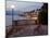 Promenade and Lake at Dusk, Bellagio, Lake Como, Lombardy, Italian Lakes, Italy, Europe-Frank Fell-Mounted Photographic Print