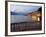 Promenade and Lake at Dusk, Bellagio, Lake Como, Lombardy, Italian Lakes, Italy, Europe-Frank Fell-Framed Photographic Print