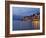 Promenade and Lake at Dusk, Bellagio, Lake Como, Lombardy, Italian Lakes, Italy, Europe-Frank Fell-Framed Photographic Print