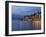 Promenade and Lake at Dusk, Bellagio, Lake Como, Lombardy, Italian Lakes, Italy, Europe-Frank Fell-Framed Photographic Print