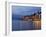 Promenade and Lake at Dusk, Bellagio, Lake Como, Lombardy, Italian Lakes, Italy, Europe-Frank Fell-Framed Photographic Print