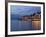 Promenade and Lake at Dusk, Bellagio, Lake Como, Lombardy, Italian Lakes, Italy, Europe-Frank Fell-Framed Photographic Print