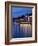 Promenade and Lake at Dusk, Bellagio, Lake Como, Lombardy, Italian Lakes, Italy, Europe-Frank Fell-Framed Photographic Print