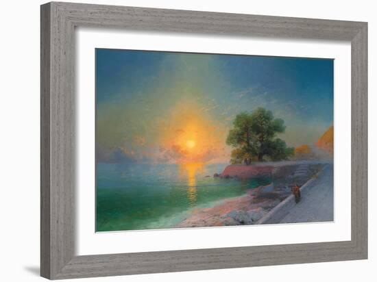 Promenade at Sunset, 1869-Ivan Konstantinovich Aivazovsky-Framed Giclee Print