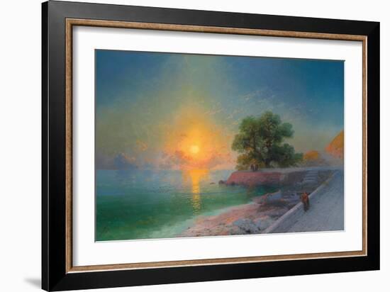 Promenade at Sunset, 1869-Ivan Konstantinovich Aivazovsky-Framed Giclee Print