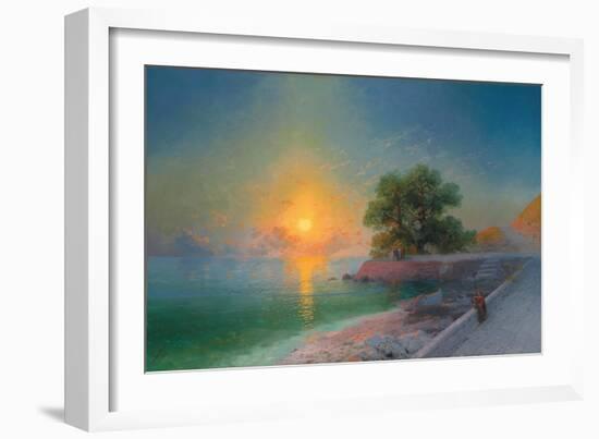 Promenade at Sunset, 1869-Ivan Konstantinovich Aivazovsky-Framed Giclee Print