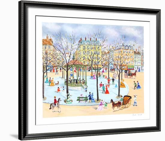 Promenade at the Square-Claude Tabet-Framed Collectable Print