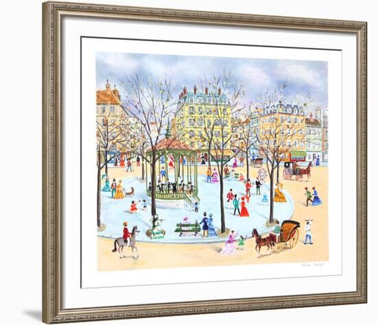 Promenade at the Square-Claude Tabet-Framed Collectable Print