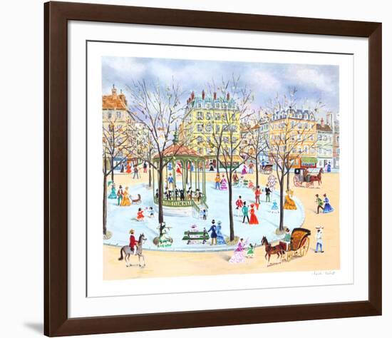 Promenade at the Square-Claude Tabet-Framed Collectable Print