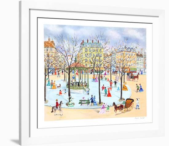 Promenade at the Square-Claude Tabet-Framed Collectable Print