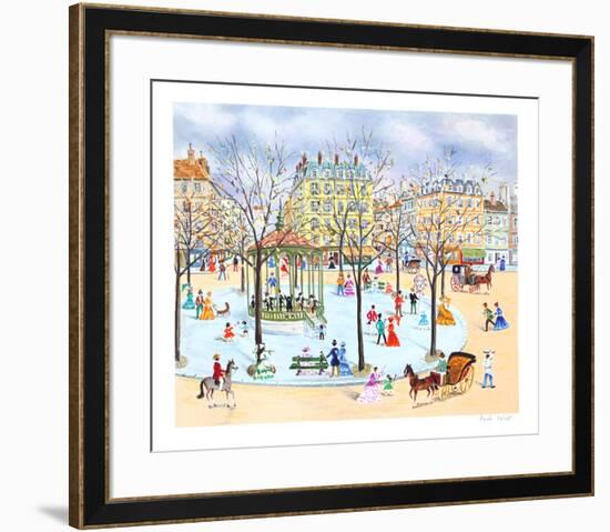 Promenade at the Square-Claude Tabet-Framed Collectable Print