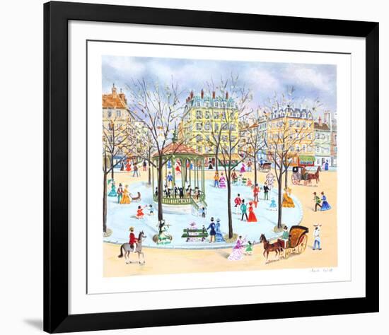 Promenade at the Square-Claude Tabet-Framed Collectable Print