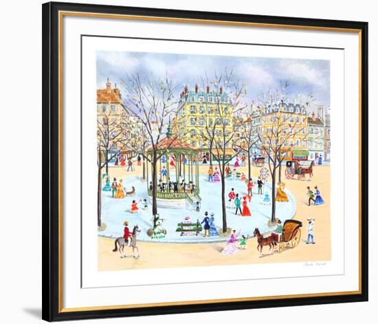 Promenade at the Square-Claude Tabet-Framed Collectable Print