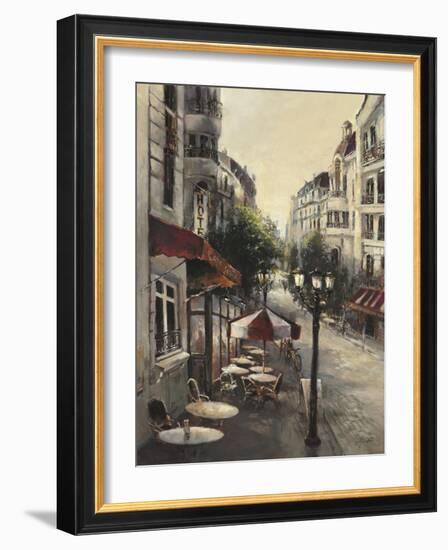 Promenade Cafe-Brent Heighton-Framed Art Print