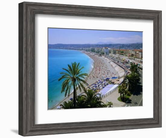 Promenade Des Anglais, Nice, Cote d'Azur, Alpes-Maritimes, Provence, France, Europe-Roy Rainford-Framed Photographic Print