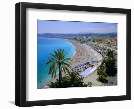 Promenade Des Anglais, Nice, Cote d'Azur, Alpes-Maritimes, Provence, France, Europe-Roy Rainford-Framed Photographic Print