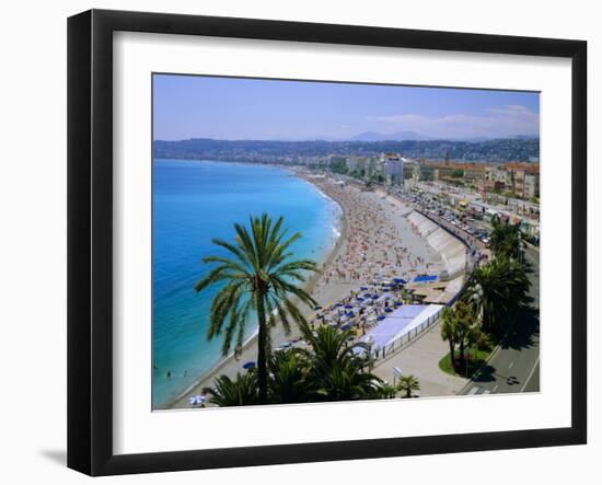 Promenade Des Anglais, Nice, Cote d'Azur, Alpes-Maritimes, Provence, France, Europe-Roy Rainford-Framed Photographic Print