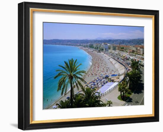 Promenade Des Anglais, Nice, Cote d'Azur, Alpes-Maritimes, Provence, France, Europe-Roy Rainford-Framed Photographic Print