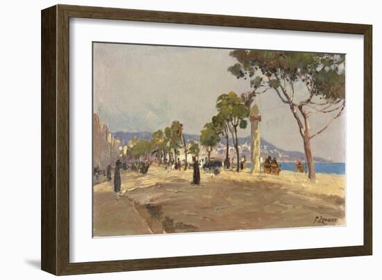 Promenade des Anglais, Nice-Fausto Zonaro-Framed Giclee Print