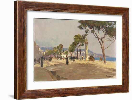 Promenade des Anglais, Nice-Fausto Zonaro-Framed Giclee Print