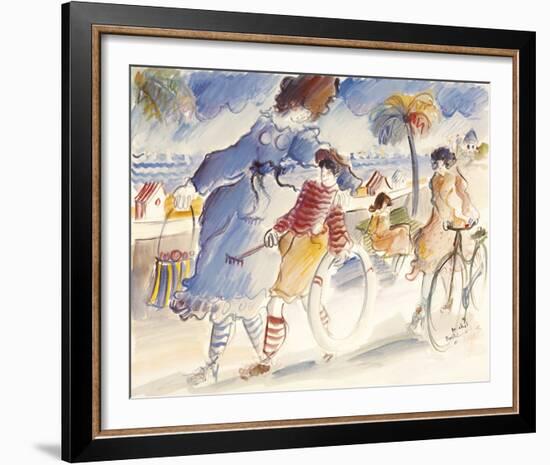 Promenade des Anglais-Michel Boulet-Framed Giclee Print