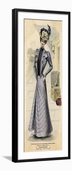 Promenade Dress 1899-null-Framed Art Print