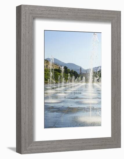 Promenade du Paillon, Nice, Alpes-Maritimes, Cote d'Azur, Provence, French Riviera, France, Mediter-Fraser Hall-Framed Photographic Print