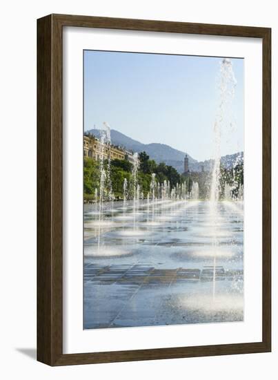 Promenade du Paillon, Nice, Alpes-Maritimes, Cote d'Azur, Provence, French Riviera, France, Mediter-Fraser Hall-Framed Photographic Print