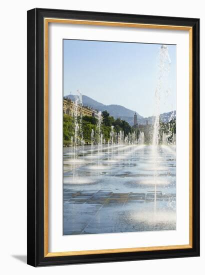 Promenade du Paillon, Nice, Alpes-Maritimes, Cote d'Azur, Provence, French Riviera, France, Mediter-Fraser Hall-Framed Photographic Print