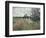 Promenade Near Argenteuil, 1873-Claude Monet-Framed Premium Giclee Print