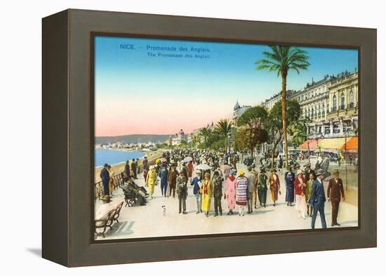 Promenade, Nice, France-null-Framed Stretched Canvas