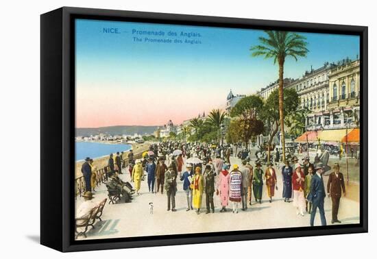 Promenade, Nice, France-null-Framed Stretched Canvas