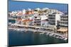 Promenade of Voulismeni Lake, Agios Nikolaos, Lasithi, Crete, Greek Islands, Greece, Europe-Markus Lange-Mounted Photographic Print