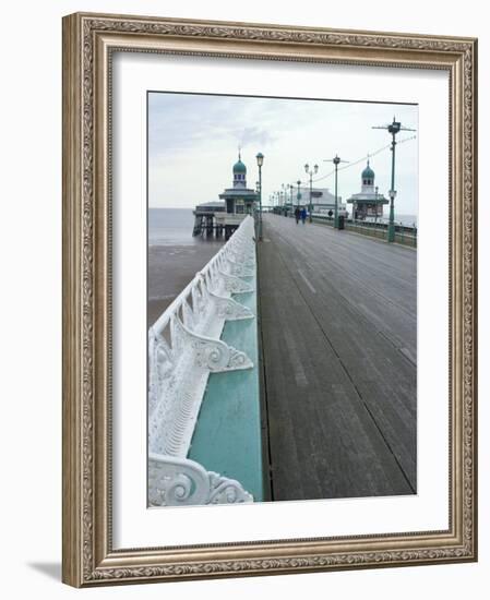 Promenade Off North Pier, Blackpool, Lancashire, England, United Kingdom, Europe-Ethel Davies-Framed Photographic Print