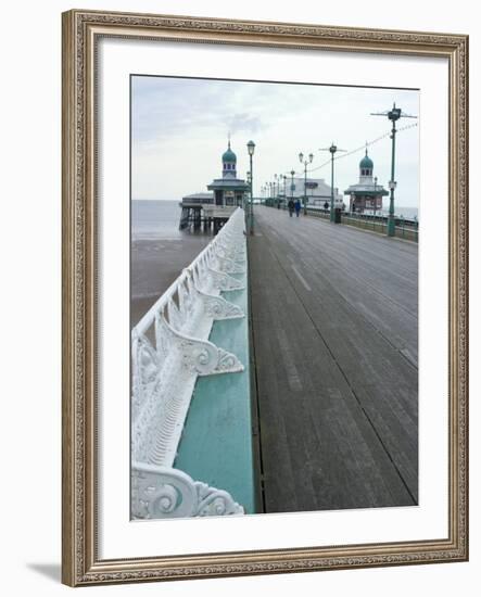 Promenade Off North Pier, Blackpool, Lancashire, England, United Kingdom, Europe-Ethel Davies-Framed Photographic Print