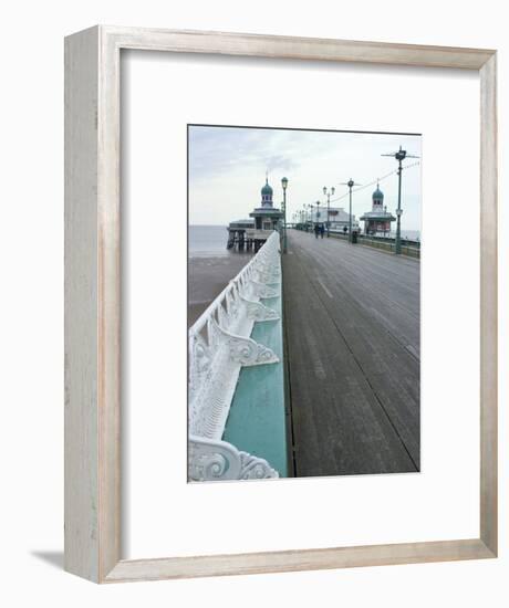 Promenade Off North Pier, Blackpool, Lancashire, England, United Kingdom, Europe-Ethel Davies-Framed Photographic Print