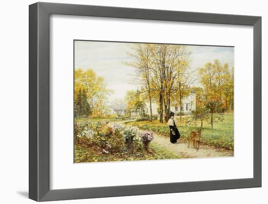 Promenade on an Autumn Day-Marie Francois Firmin-Girard-Framed Giclee Print