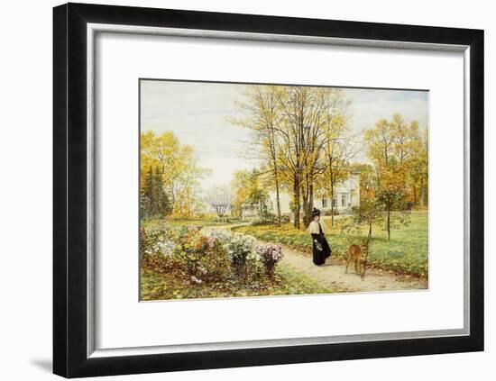 Promenade on an Autumn Day-Marie Francois Firmin-Girard-Framed Giclee Print