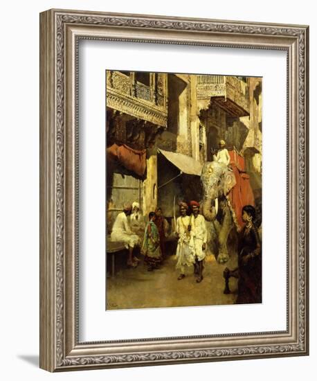 Promenade on an Indian Street-Edwin Lord Weeks-Framed Giclee Print