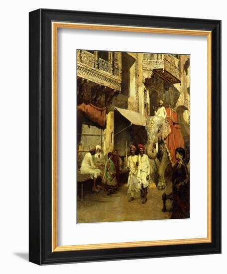 Promenade on an Indian Street-Edwin Lord Weeks-Framed Giclee Print